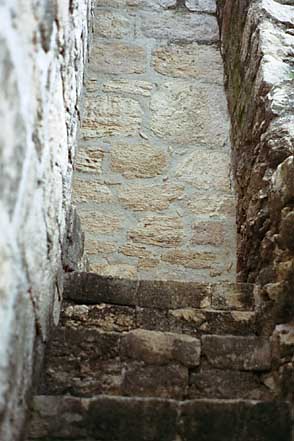Becan: Interior stairway
