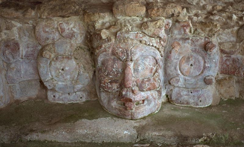 Edzna: Stucco Mask