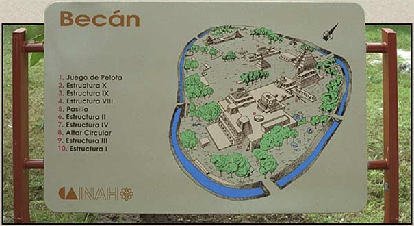 Map of Ancient Becan