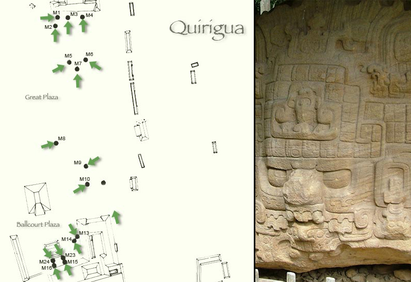 Archaelogical Map of Quirigua