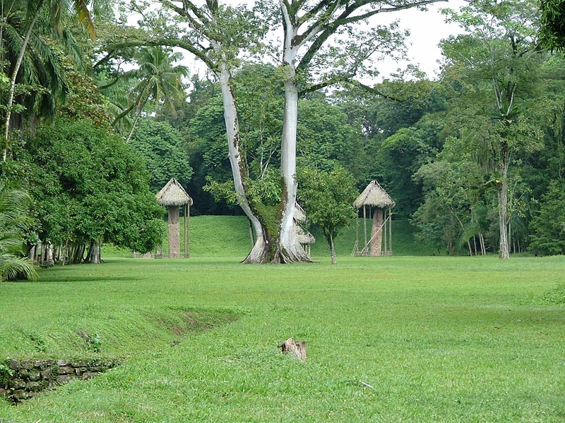 Quirigua: View of Grand Plaza