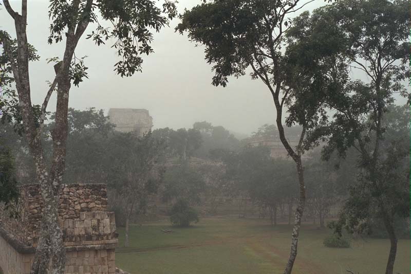 Uxmal, view from Nunnery Quadrangle