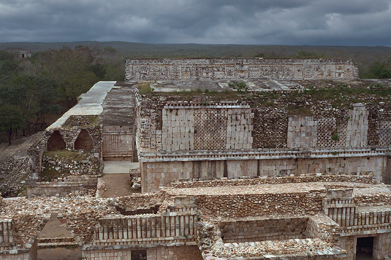 Uxmal, Photo from top of Temple of the Magician