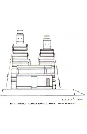 Xpujil: Str 1 restorative drawing