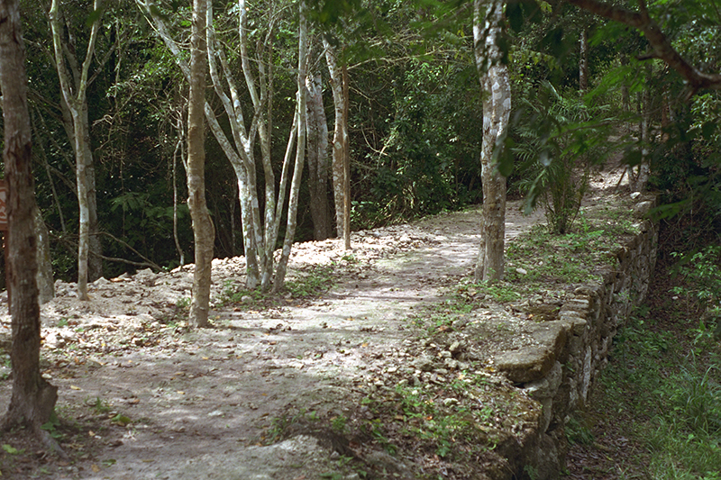 Paths into the city must cross the Becan moat