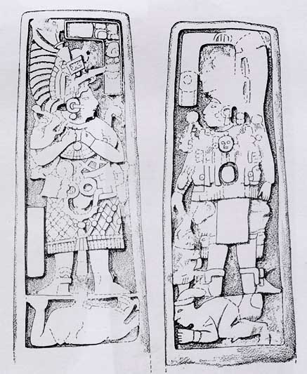 Stela 28 and 29 drawings