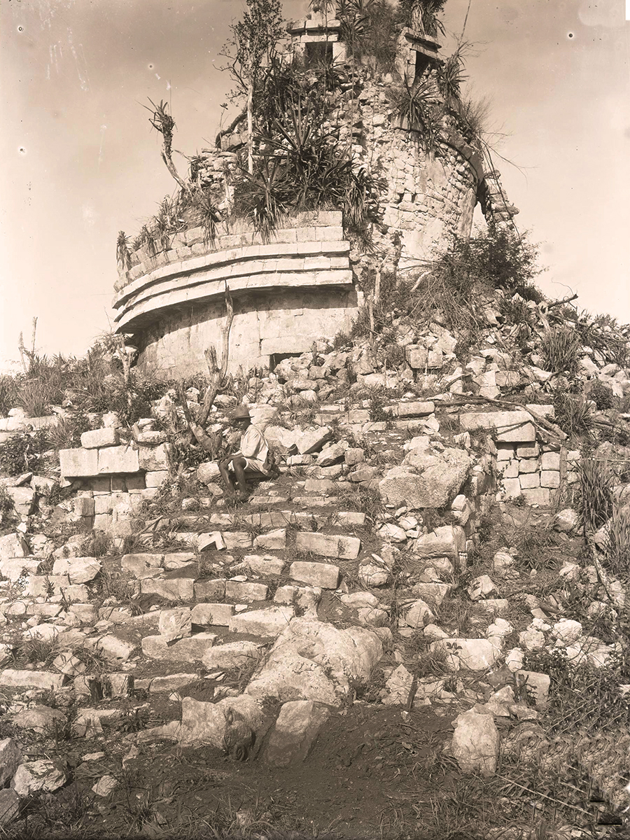 Alfred Maudslay’s 1889 photo of El Caracol