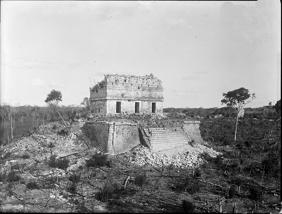 View toward the Monjas from Casa Colorado