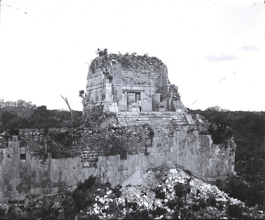 Maudslay’s 1889 Photo of the Jaguar Temple