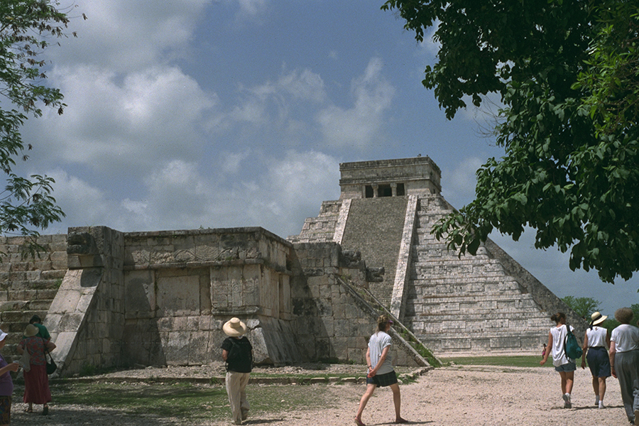 The Venus Platform with El Castillo in background