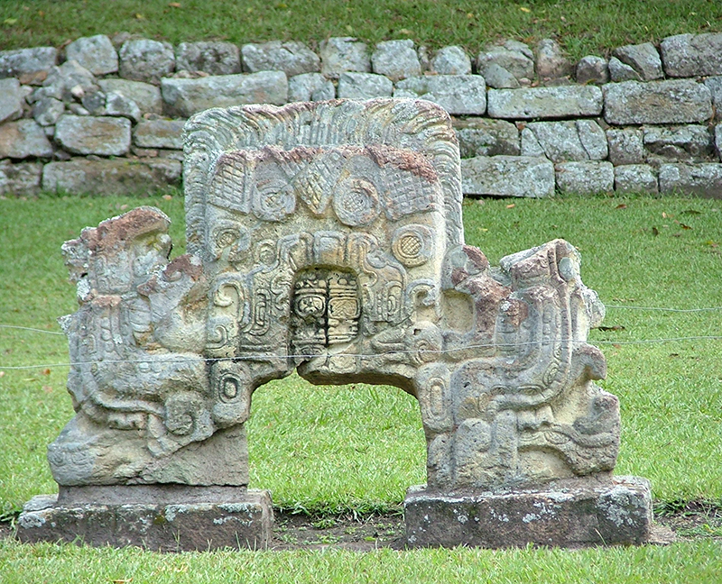 Altar G was erected February 19, 766 A.D.