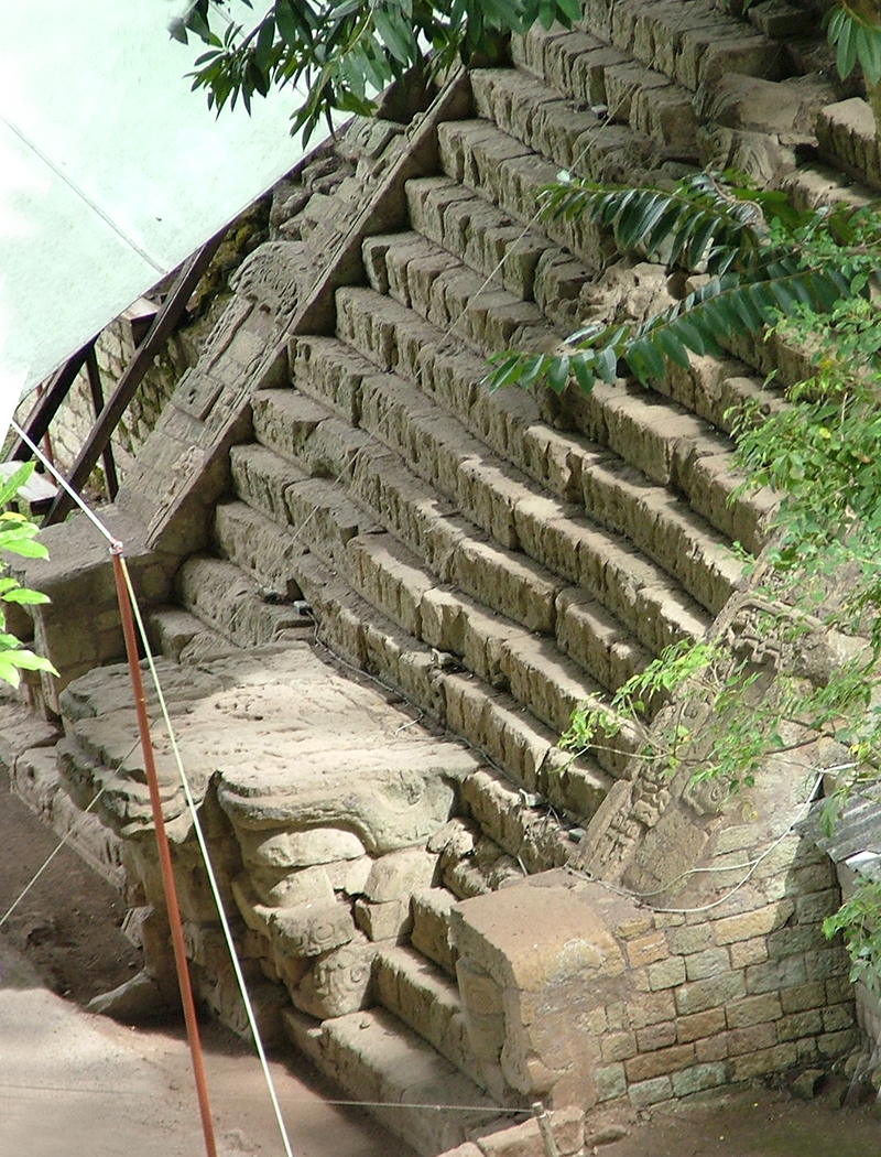 Unrestored Hieroglyphic Stairway