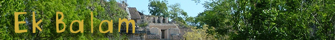 Decorative header showing Maya motifs from Ek Balam
