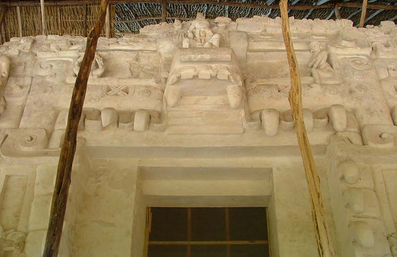 Chenes zoomorphic entrance, snout of monster