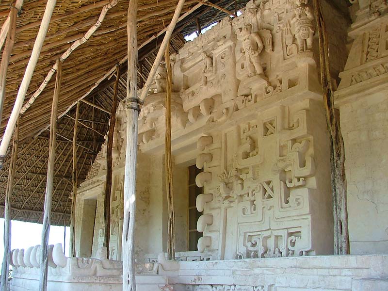 Acropolis Level 4: Chenes monster mouth temple.