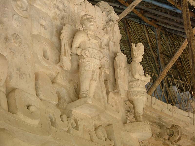 3D Stucco warrior on Acropolis White House