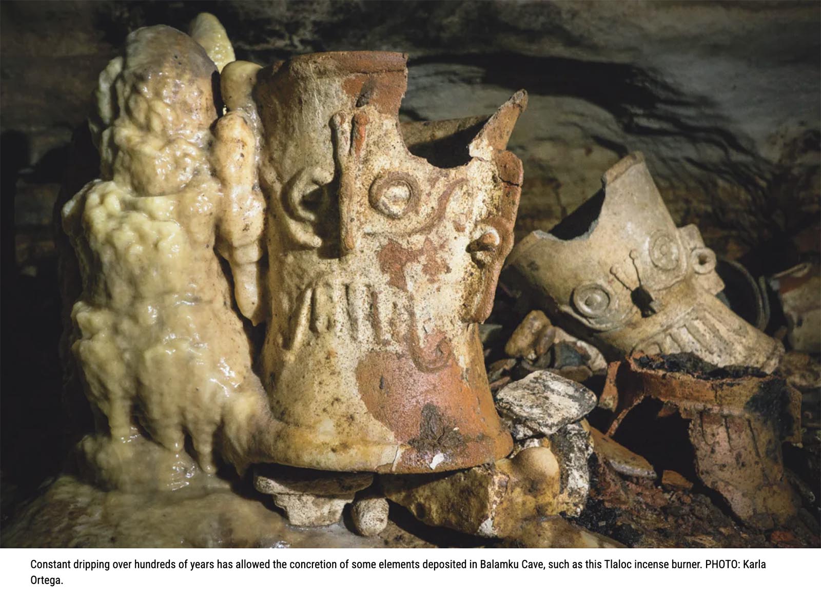 Offerings left in Caves below Chichén Itzá