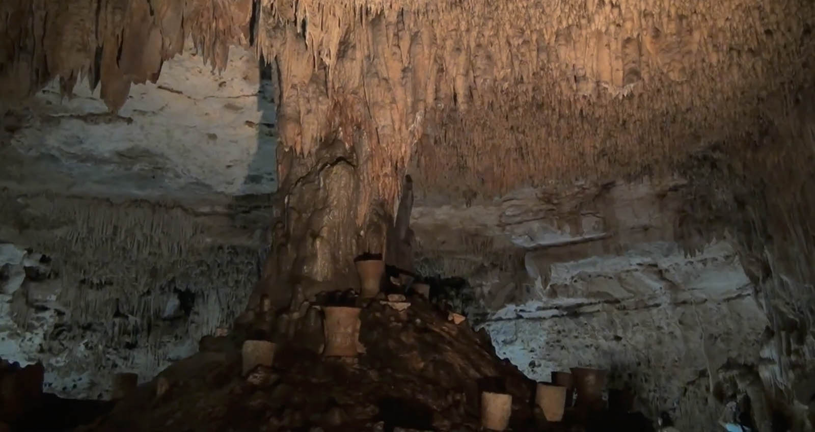 Balankanche Cave as explored by George Stuart