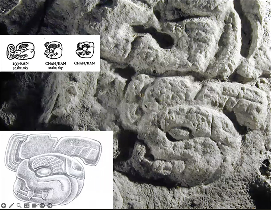 The Snake Glyph, La Muerta relief