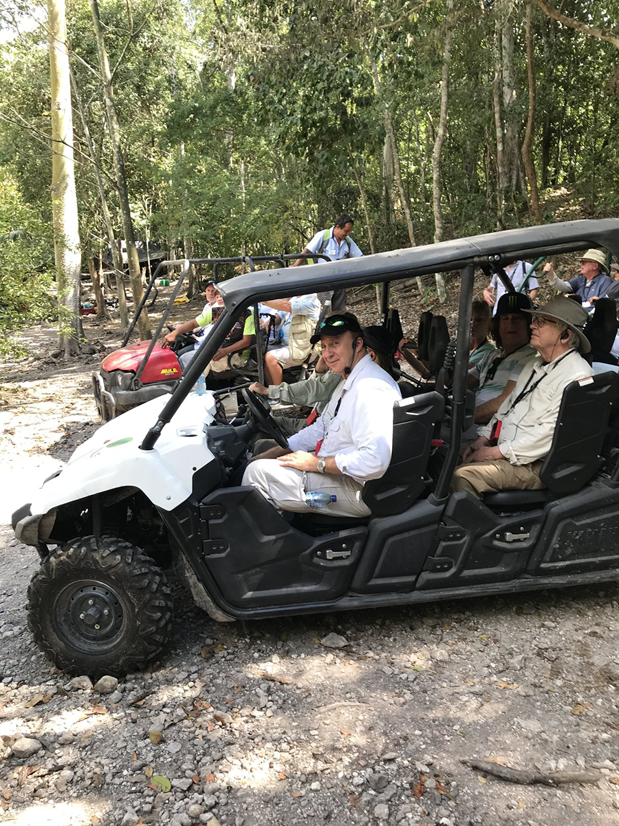 Dr. Richard Hansen at El Mirador