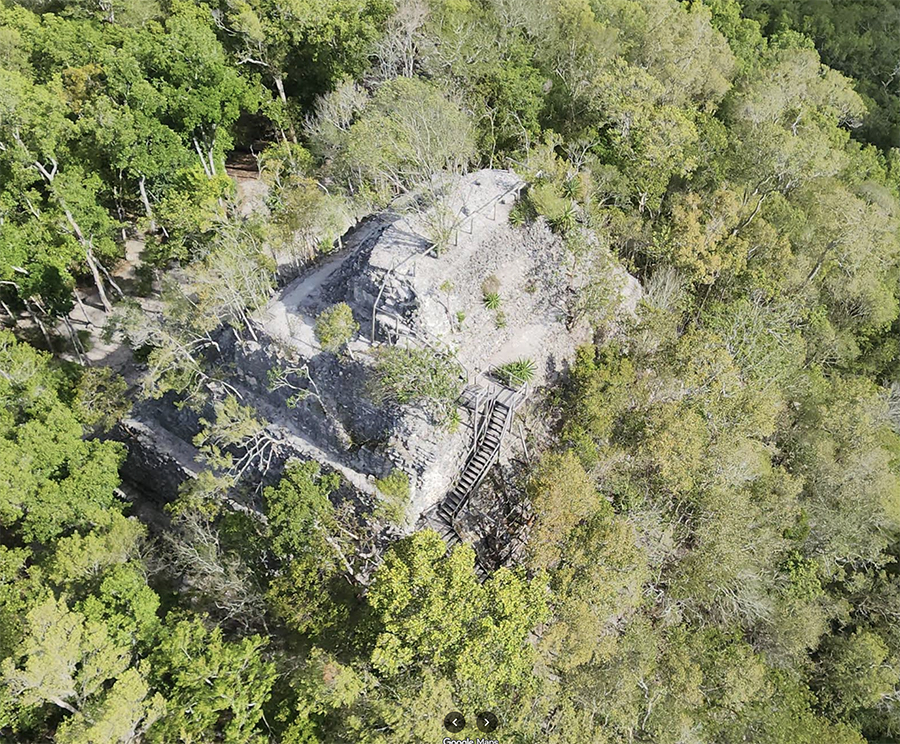 Satellite view of La Danta