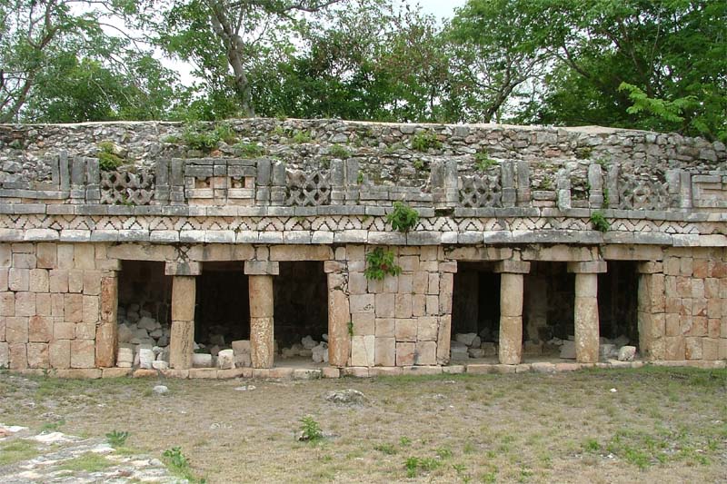 The Second Story of the Palace of Labna architectural details