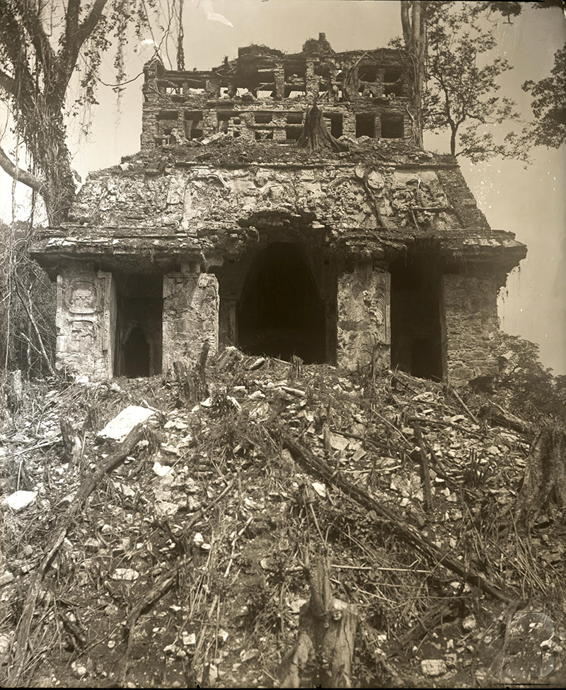 Palenque Temple of the Sun outer facade
