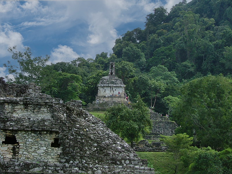 Temple of the Cross seen from Palace