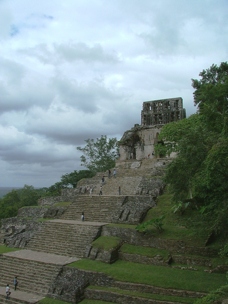Grand stairs of the Temple of the Cross