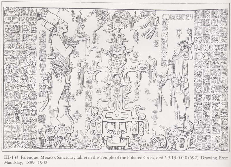 Maudslay drawing of sanctuary tablet