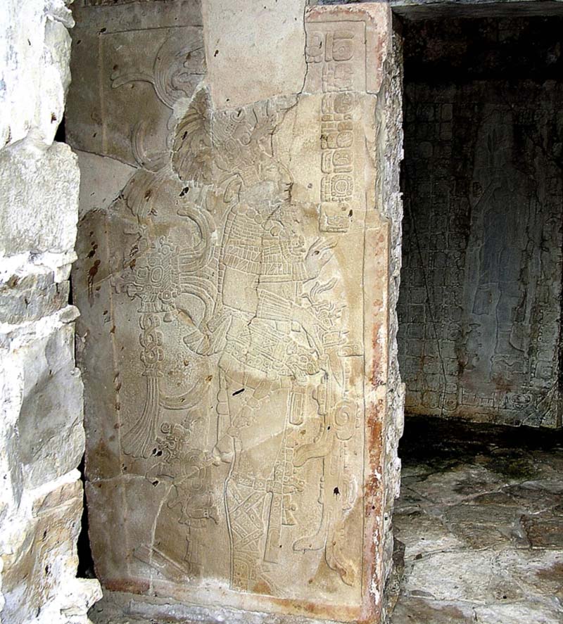 Panel depicting Chan-Bahlum