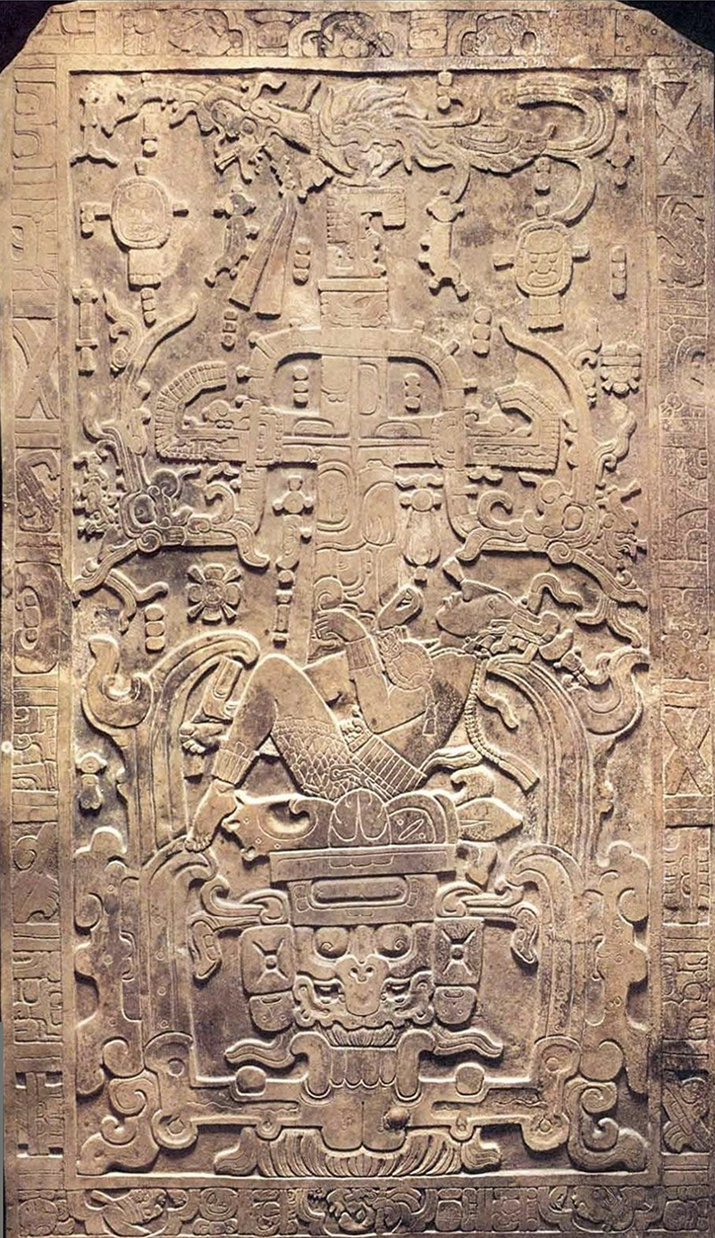 The lid of Pakal’s Sarcophagus