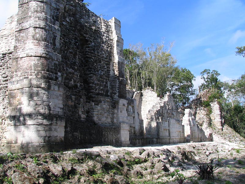 Rio Bec A Structure A-5N2 with typical towers