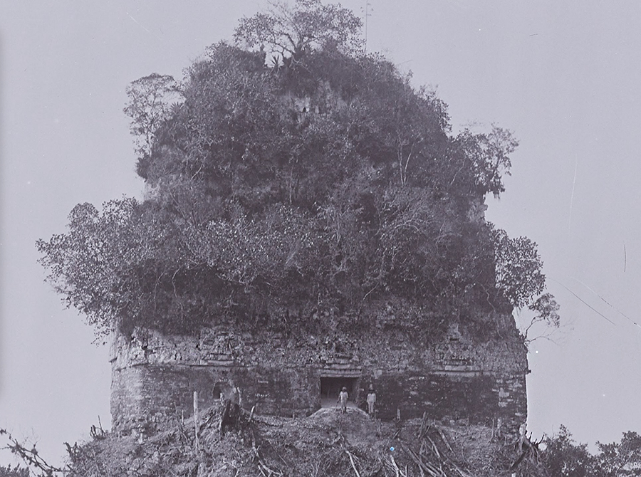 Temple V Detail from Maudslays 1889 photo