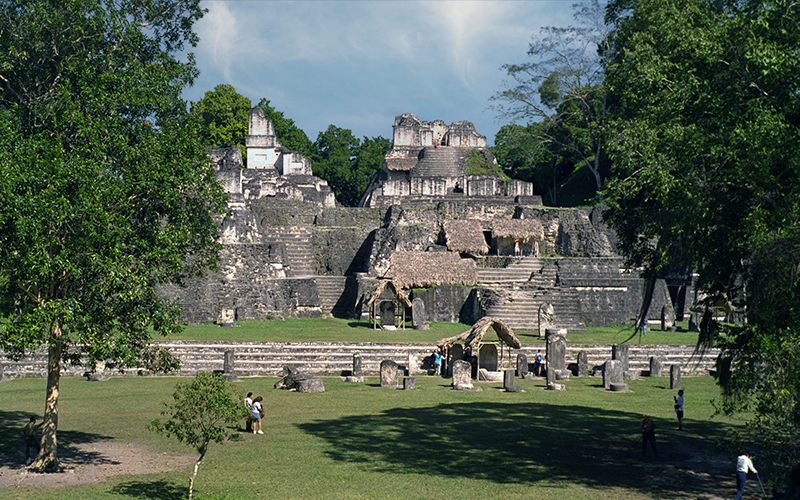 Tikal: North Acropolis Pan View