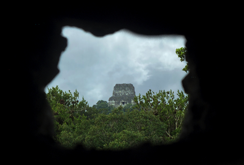 Tikal: Temple V from North Acropolis