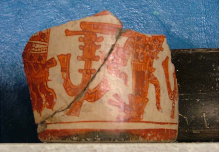 Pot from El Chiclero Pottery Museum