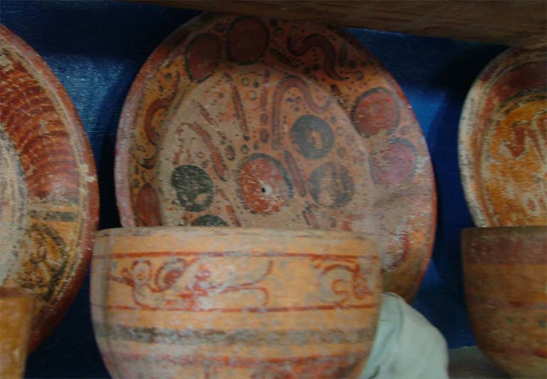 Pot from El Chiclero Pottery Museum
