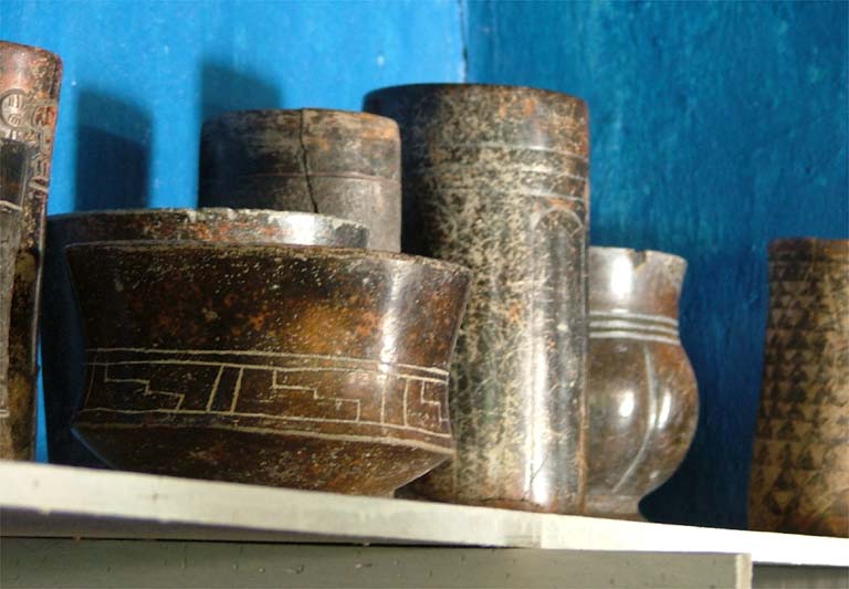 Pot from El Chiclero Pottery Museum