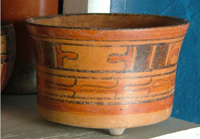 Pot from El Chiclero Pottery Museum