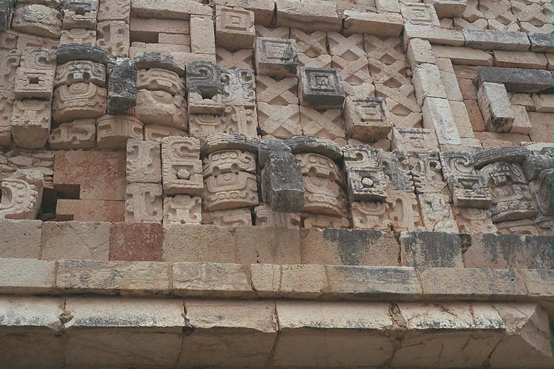 Uxmal, House of the Governor detail