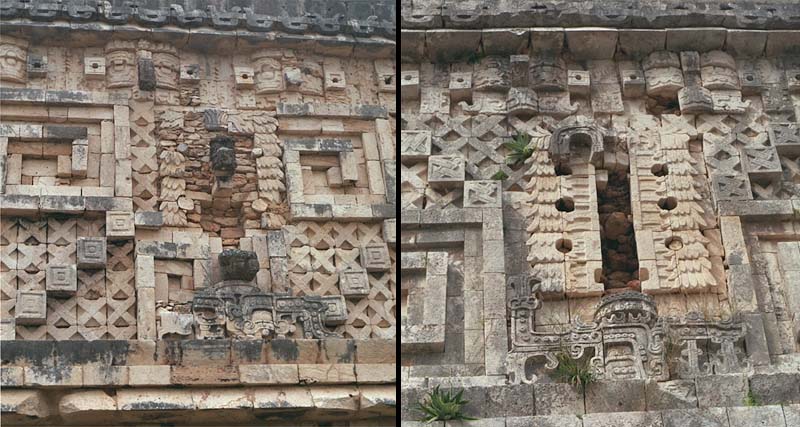 Uxmal, House of the Governor detail