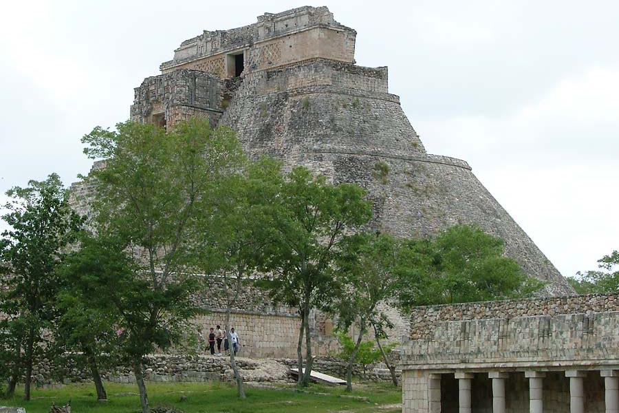 Uxmal, Photo of Pyramid of the Magician