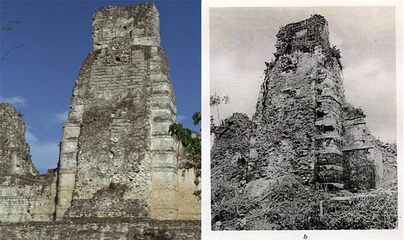 Xpujil: Central Tower of Str. 1