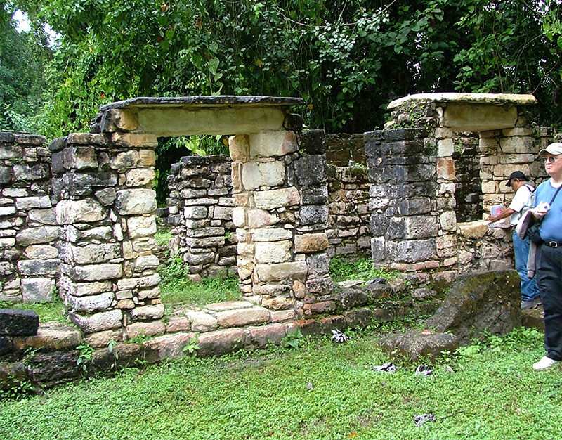 Yaxchilan Structure 12 exterior view