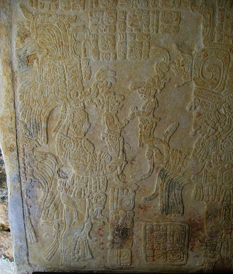 Lintel 3 showing Bird Jaguar IV